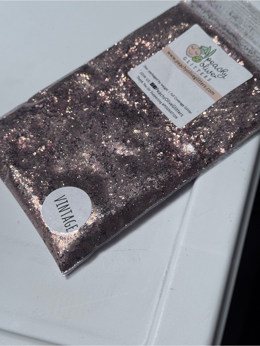 Vintage POG Craft Glitter